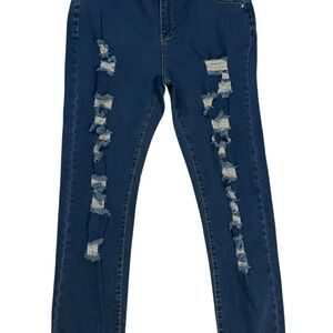 Distressed Blue Jeans size XXL